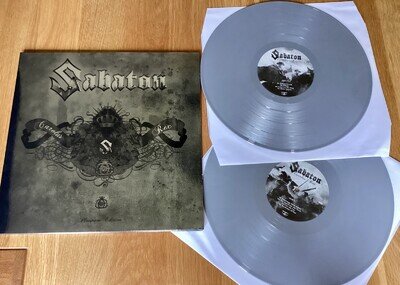 Sabaton Vinyl LP x 2 Carolus Rex Heavy Metal - Platinum Limited Edition - New
