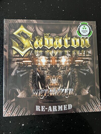 Sabaton Metalizer Re-Armed - 2 X White LP VINYL - NEW