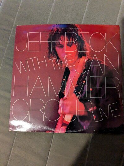 Jeff Beck with the Jan Hammer Group Live UK Vinyl LP 1977