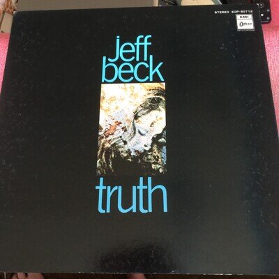 JEFF BECK TRUTH JAPANESE ODEON VINYL LP RECORD INSERT ROD STEWART RONNIE WOOD