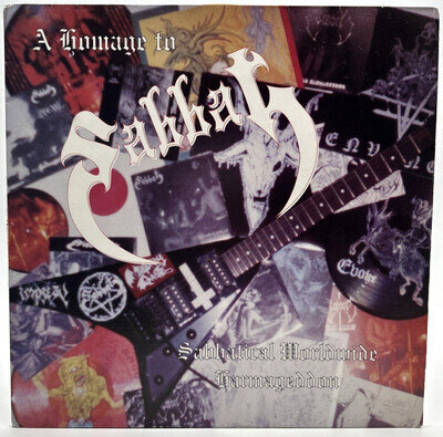"A Homage To SABBAT - Sabbatical Worldwide Harmageddon" LP 2001 Brazil Numbered