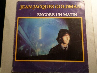 Jean Jacques Goldman, 45 Tours, Encore Un Matin, Vinyl 7", Vintage