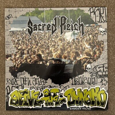 SACRED REICH - Alive At The Dynamo - 12" Vinyl EP - 1989 Roadrunner - THRASH