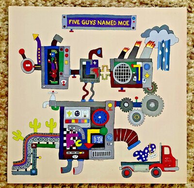 Five Guys Named Moe – Five Guys Named Moe LP (1992) VG/EX