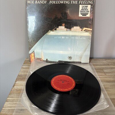 Country Lp Moe Bandy Following The Feeling On Columbia - VG+