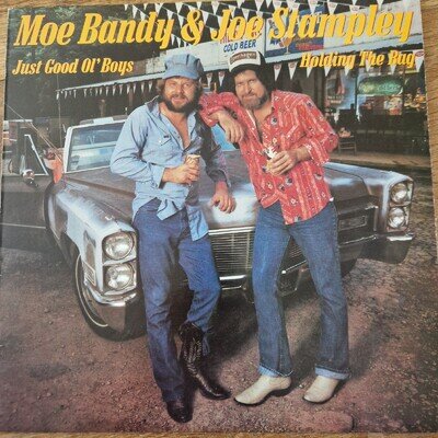 Moe Bandy & Joe Stampley - Just Good Ol' Boys- Vinyl LP Album - VG+/VG+