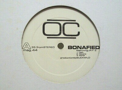O.C. featuring JAY-Z bonafied / u-n-i 12" DITC / BUCKWILD indy-rap 90s HIP-HOP