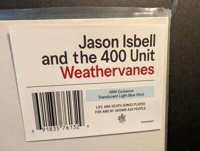 Jason Isbell And The 400 Unit Weathervanes HMV exclusive see thru blue [VINYL]