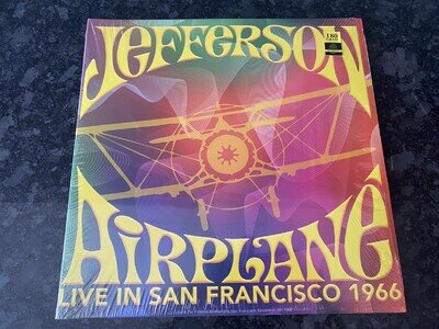 JEFFERSON AIRPLANE - Live San Francisco 1966 Double LP Coloured 180gm vinyl