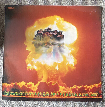 Jefferson Airplane Crown of Creation RCA 12" Black Vinyl LP Stereo NL 83 797