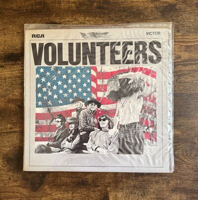 Jefferson Airplane Volunteers 1970 7" Vinyl Rock Record