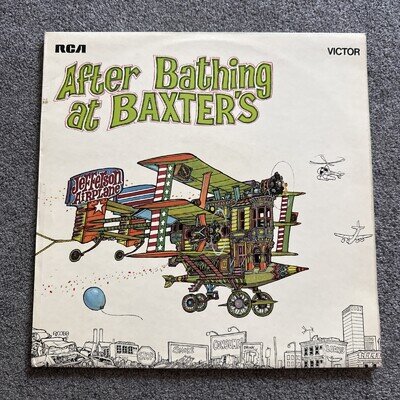 JEFFERSON AIRPLANE - After Bathing At Baxters -Rare 1969 UK 5-track STEREO LP VG