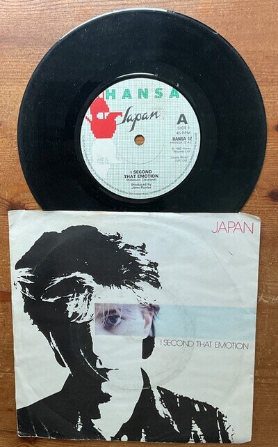 JAPAN - I SECOND THAT EMOTION - 1982 HANSA