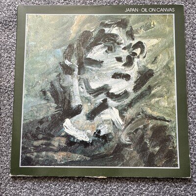 JAPAN OIL ON CANVAS VIRGIN 1983 EXCELLENT VINYL A1 B2 C1 D1 1ST PRESS DOUBLE LP