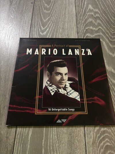 Mario Lanza LP "A Portrait Of Mario Lanza" Original 1987 UK Press, VGC