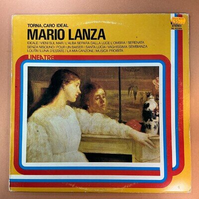 Mario Lanza, Torna, Caro Ideal, 12” Vinyl LP Record