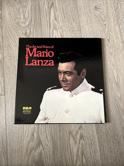 The Art And Voice Of Mario Lanza - 3LP - Box Set - UK - 1978 - RCA Red Seal