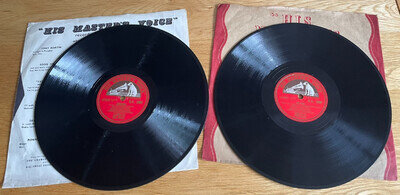 2 Mario Lanza 78 rpm 10" Shellac records