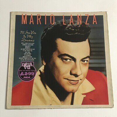 Mario Lanza - I'll See You In My Dreams LP Vinyl Record - NL 89060 VG+/EX