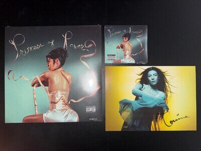 Marina Princess Of Power Purple Vinyl + CD & Sticker Sheets + SIGNED A4 Print