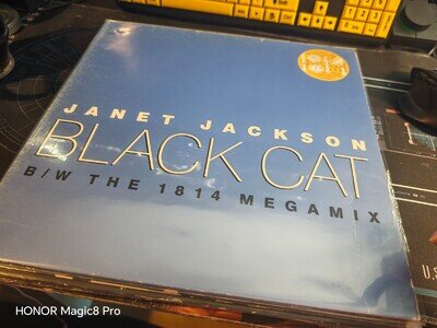 JANET JACKSON BLACK CAT WORLD TOUR PACKAGE 12'' VINYL