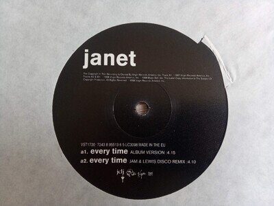 Janet Jackson - Every Time - UK 12" Vinyl Single - Virgin VST1720