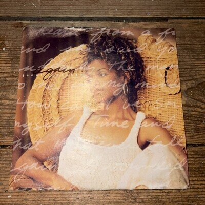 Janet Jackson AGAIN Record Vinyl Stereo 45 RPM Vintage 1993 Virgin Records Gift