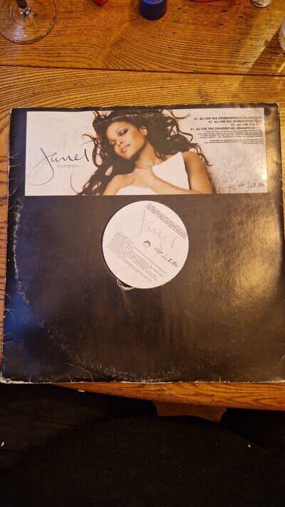 Janet Jackson - All For You - UK Double Promo 12" Vinyl - 2001 - Virgin