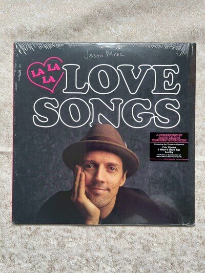 NEW SEALED - JASON MRAZ Vinyl LP - LaLaLaLoveSongs