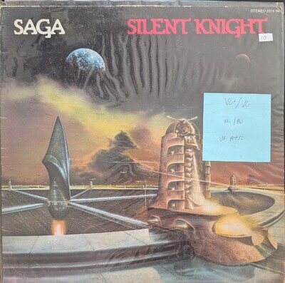 Saga Silent Knight Vinyl Record VG+/VG ML8003 1980