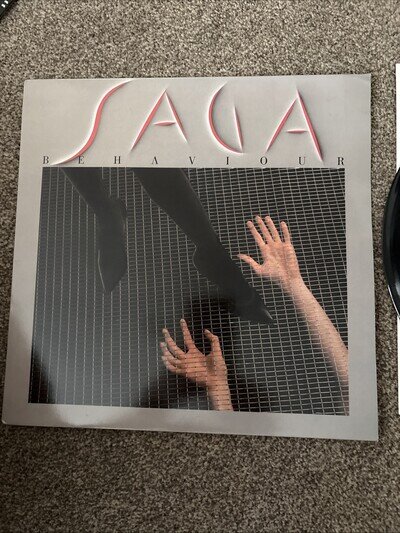 SAGA BEHAVIOUR 12'' VINYL ALBUM PORTRAIT RECORDS PRT26579 1985 UK FIRST PRESS