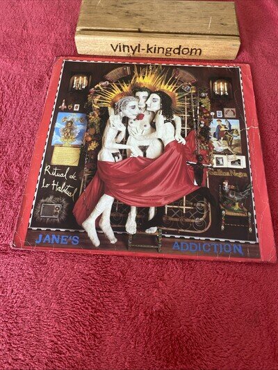 Jane's Addiction Ritual De Lo Habitual Vinyl LP Warner Bros 1990 1st Pressing