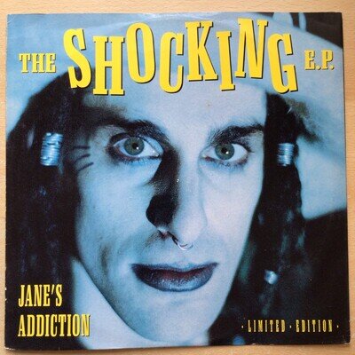 JANE'S ADDICTION - THE SHOCKING E.P. - UK 12" LTD EDITION - 1989 - W 7520 - VG+