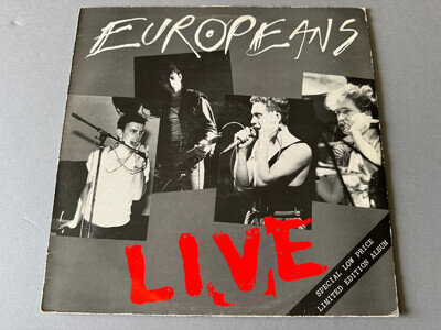 Europeans Live Ltd Ed LP (Steve Hogarth Marillion) SCOT 1 A1 B1 Ex