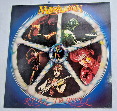 MARILLION "REAL TO REEL" 1984 EMI UK VINYL LP EX- / EX (LIVE)
