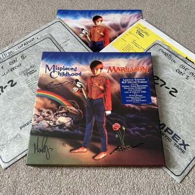 Marillion – Misplaced Childhood Vinyl Record 4xLP Part SIGNED BOX SET 2017