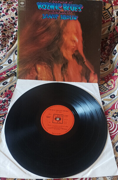 Janis Joplin: I Got Dem Ol' Kozmic Blues Again Mama! Vinyl LP S63546 VG+/VG+ FP
