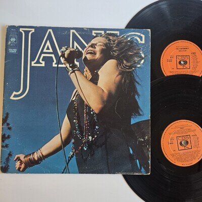 Janis Joplin - Janis - Double Vinyl LP 1975 1st UK Pressing A1/B1 Orange centre