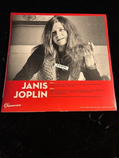JANIS JOPLIN - Little Girl Blue Early California Sessions vinyl lp