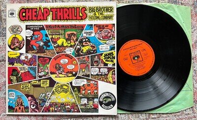 Janis Joplin Big Brother - cheap thrills 1968 LP UK orange CBS