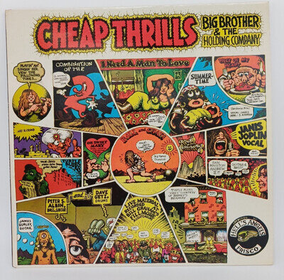 Cheap Thrills Big Brother & the Holding Company Janis Joplin LP CBS 32004