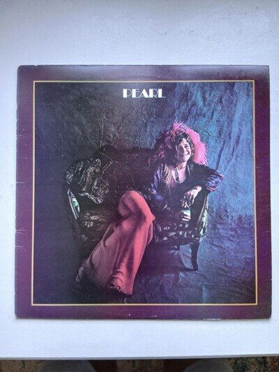 Janis Joplin Pearl UK First Press LP Album Vinyl Record 1971 CBS - VG+/VG+