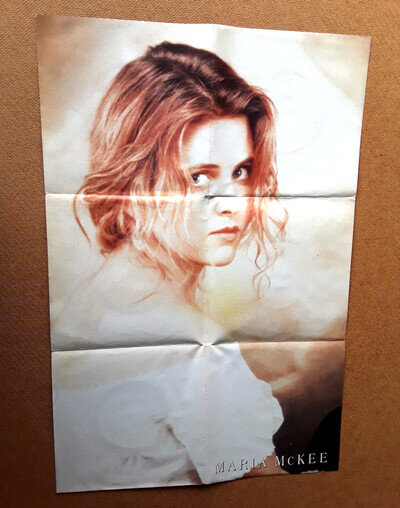 MARIA McKEE Show Me Heaven POSTER 7" (1990) Rare UK Original 7" in Poster Sleeve
