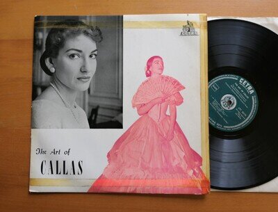 LPC 50175 The Art Of Maria Callas Tristan Puritani Traviata etc Cetra Vinyl EX