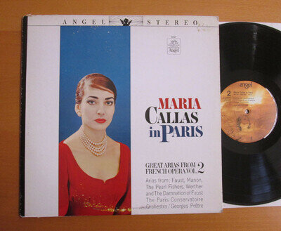 Maria Callas In Paris Great Arias From French Opera Vol. 2 Angel Stereo 36147