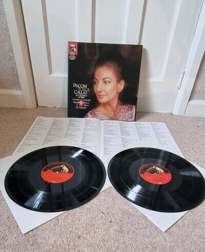 Puccini Tosca Maria Callas Di Stefano Gobbi De Sabata 2LP EMI NM