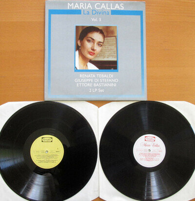 Maria Callas La Divina Vol. 5 Un Confronto Duetti Celebri NM 2LP 2789750