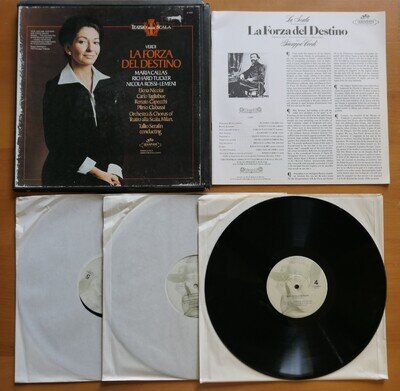 Maria Callas La Forza Del Destino Teatro Alla Scala 3LP Seraphim IC-6088