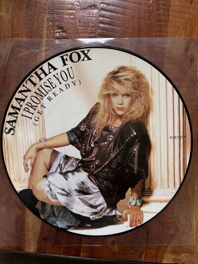 SAMANTHA FOX I Promise You Picture Disc single 1987 UK 3 track 12" vinyl great