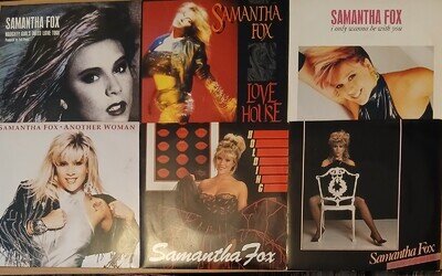 SAMANTHA FOX LOT OF 6 VINYL 7" SINGLES FREE POSTAGE